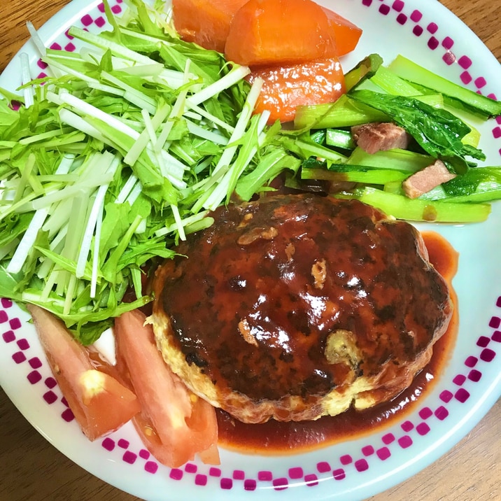 お豆腐？感じないハンバーグ